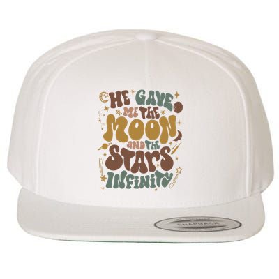 He Gave Me The Moon And The Stars Infinity Belly And Conrad Infinity Wool Snapback Cap