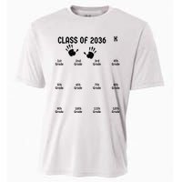 Handprint Graduation Men Women Class Of 2036 Grow With Me Cooling Performance Crew T-Shirt