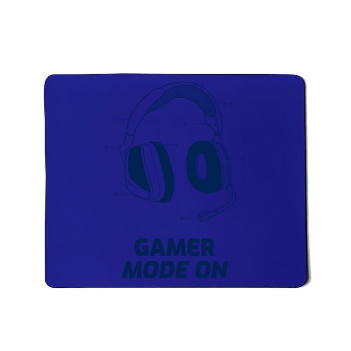 Hilarious Gamer Mode On Gaming Vr Video Games Funny Gift Mousepad