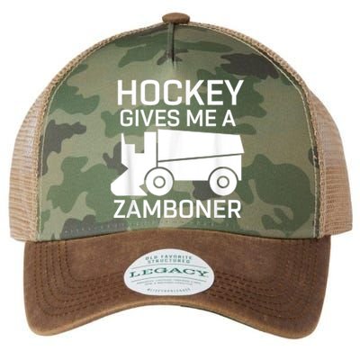 Hockey Gives Me A Zamboner Legacy Tie Dye Trucker Hat