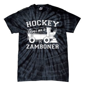 Hockey Gives Me A Zamboner Tie-Dye T-Shirt