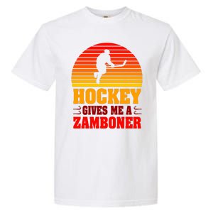 Hockey Gives Me A Zamboner Garment-Dyed Heavyweight T-Shirt