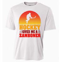 Hockey Gives Me A Zamboner Cooling Performance Crew T-Shirt