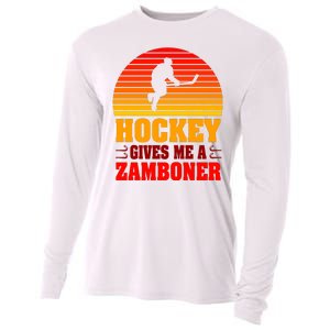 Hockey Gives Me A Zamboner Cooling Performance Long Sleeve Crew