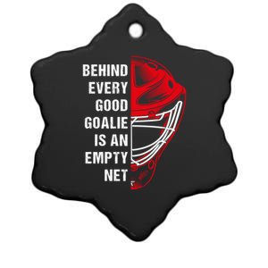 Hockey Goalkeeper Mask Player Outfit For Ice Hockey Goalie Gift Ceramic Star Ornament