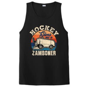 Hockey Gives Me A Zamboner Funny Hockey Fan Men PosiCharge Competitor Tank