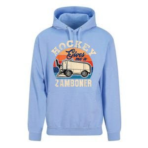 Hockey Gives Me A Zamboner Funny Hockey Fan Men Unisex Surf Hoodie