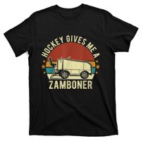 Hockey Gives Me A Zamboner Funny Hockey Fan Men T-Shirt