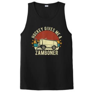 Hockey Gives Me A Zamboner Funny Hockey Fan Men PosiCharge Competitor Tank