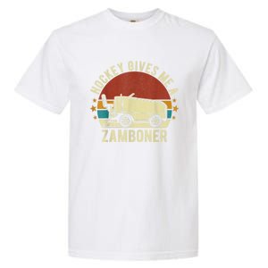 Hockey Gives Me A Zamboner Funny Hockey Fan Men Garment-Dyed Heavyweight T-Shirt