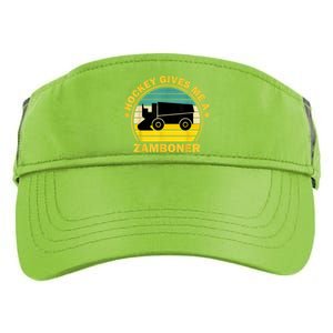 Hockey Gives Me A Zamboner Funny Hockey Fan Men Adult Drive Performance Visor