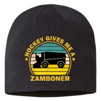 Hockey Gives Me A Zamboner Funny Hockey Fan Men Sustainable Beanie