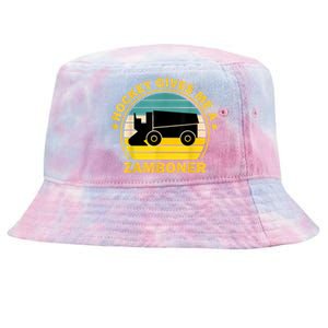 Hockey Gives Me A Zamboner Funny Hockey Fan Men Tie-Dyed Bucket Hat