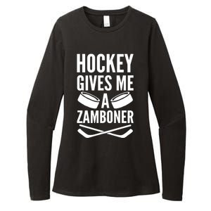 Hockey Gives Me A Zamboner Womens CVC Long Sleeve Shirt