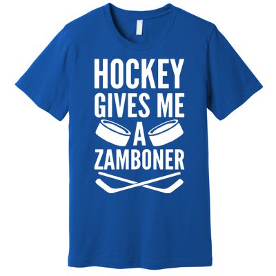 Hockey Gives Me A Zamboner Premium T-Shirt