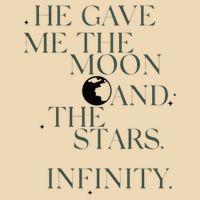 He Gave Me The Moon And The Stars Infinity Zip Tote Bag
