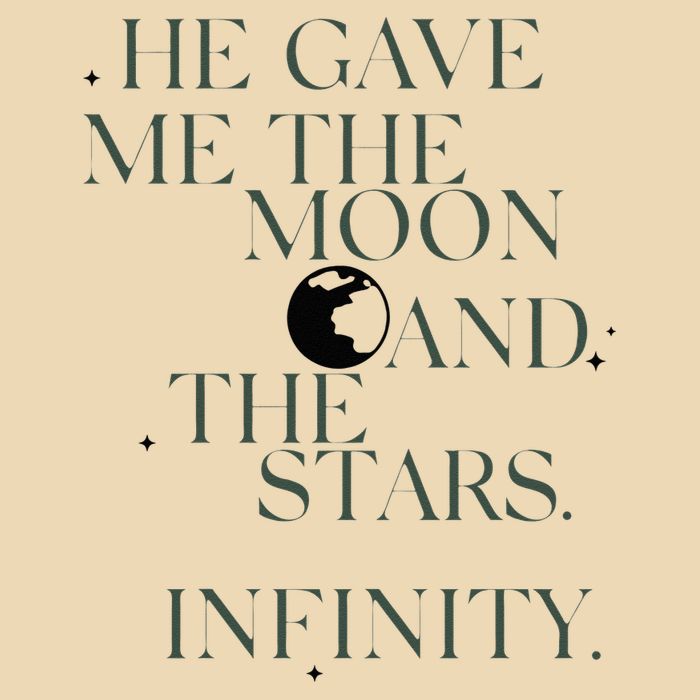 He Gave Me The Moon And The Stars Infinity Zip Tote Bag