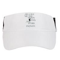 He Gave Me The Moon And The Stars Infinity Adult Drive Performance Visor