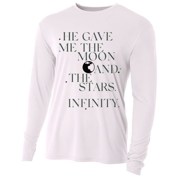He Gave Me The Moon And The Stars Infinity Cooling Performance Long Sleeve Crew