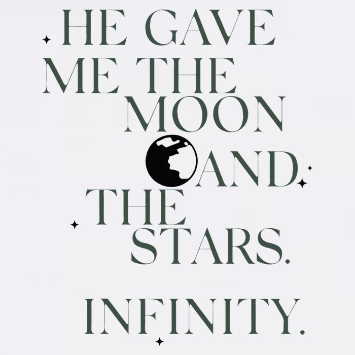He Gave Me The Moon And The Stars Infinity Cooling Performance Long Sleeve Crew