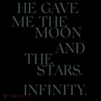 He Gave Me The Moon And The Stars Infinity Flexfit Unipanel Trucker Cap