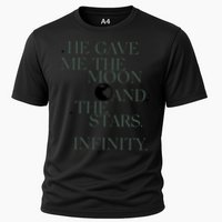 He Gave Me The Moon And The Stars Infinity Cooling Performance Crew T-Shirt