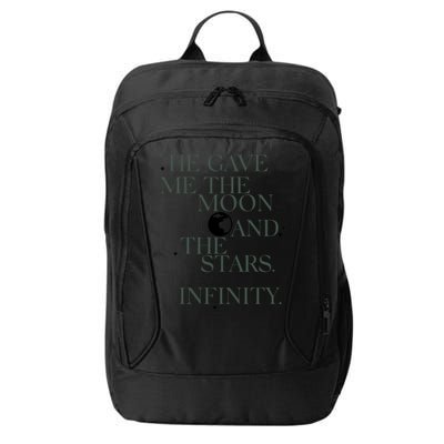 He Gave Me The Moon And The Stars Infinity City Backpack
