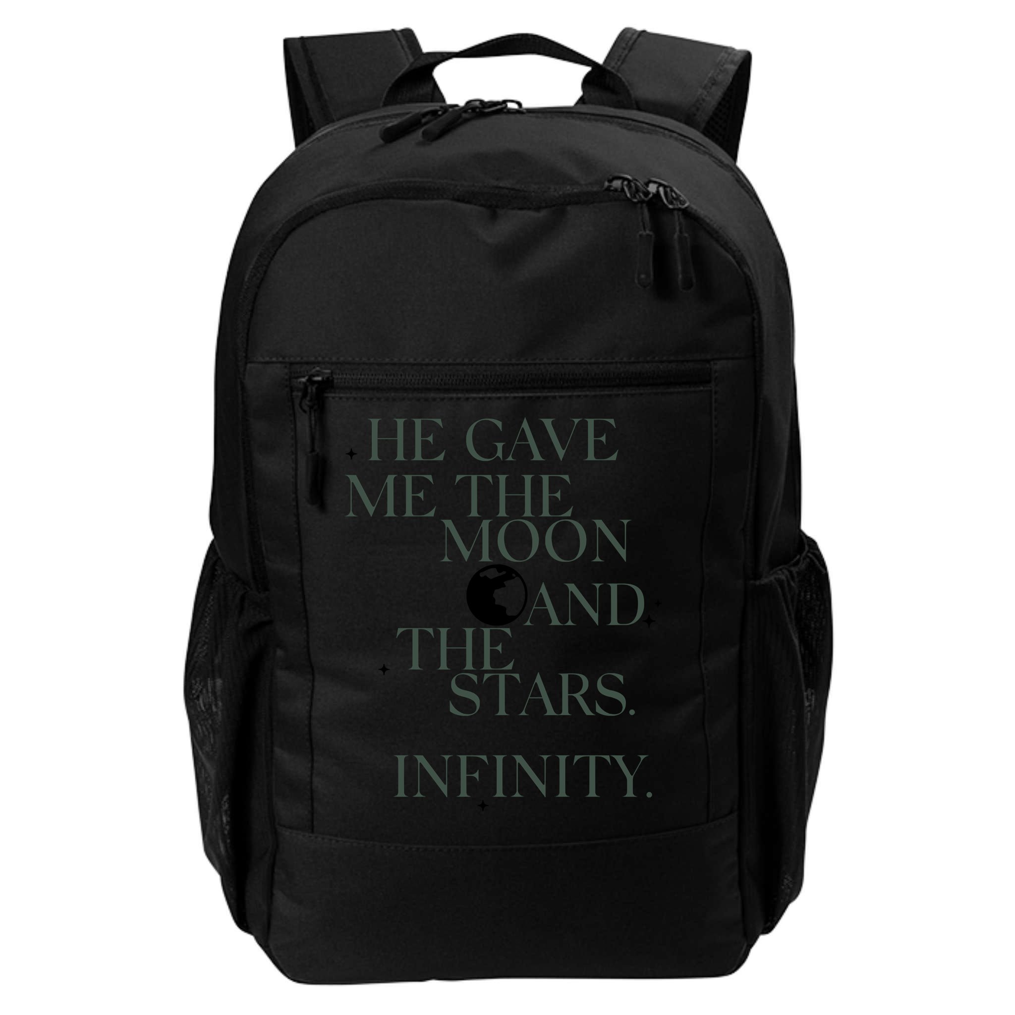 He Gave Me The Moon And The Stars Infinity Backpack