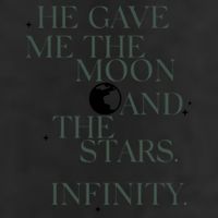 He Gave Me The Moon And The Stars Infinity 25L Jumbo Tote