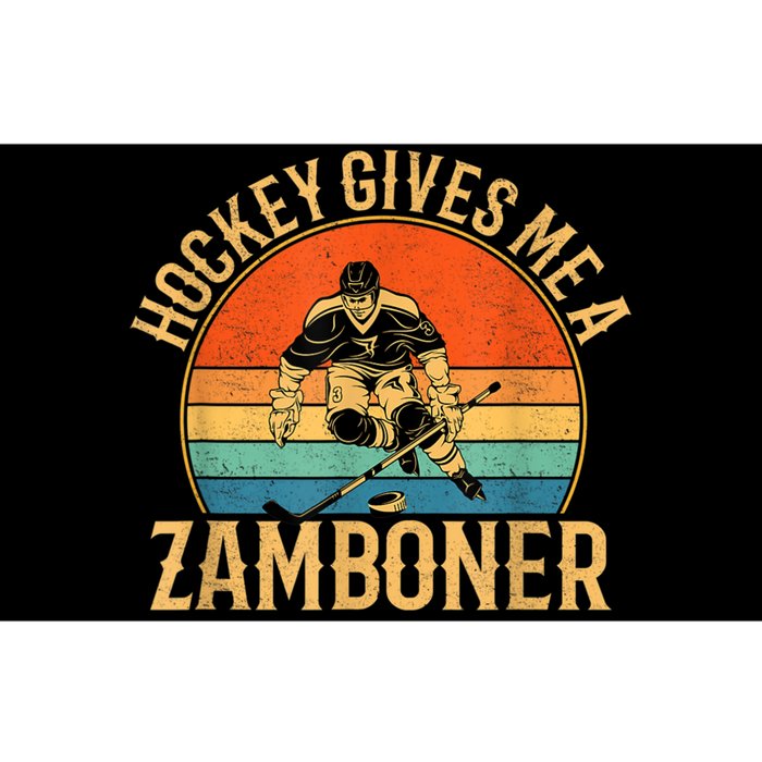 Hockey Gives Me A Zamboner Funny Hockey Bumper Sticker