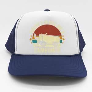 Hockey Gives Me A Zamboner Funny Hockey Fan Meaningful Gift Trucker Hat