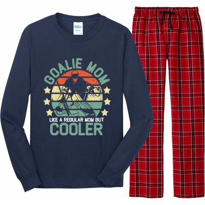 hockey goalie mom shirt Like A Regular mom But Cooler Long Sleeve Pajama Set