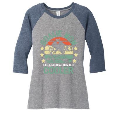 hockey goalie mom shirt Like A Regular mom But Cooler Women's Tri-Blend 3/4-Sleeve Raglan Shirt