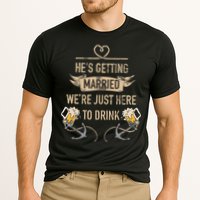 Hes Getting Married Funny Groomsmen Bachelor Party Cooling Performance Crew T-Shirt