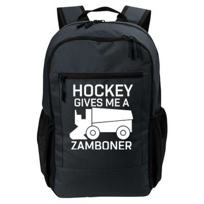 Hockey Gives Me A Zamboner Funny Hockey Gift Daily Commute Backpack