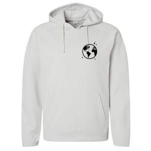 He Gave Me The Moon And The Stars Infinity Trendy Performance Fleece Hoodie