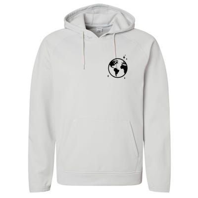 He Gave Me The Moon And The Stars Infinity Trendy Performance Fleece Hoodie