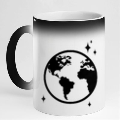 He Gave Me The Moon And The Stars Infinity Trendy 11oz Black Color Changing Mug