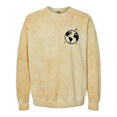 He Gave Me The Moon And The Stars Infinity Trendy Colorblast Crewneck Sweatshirt