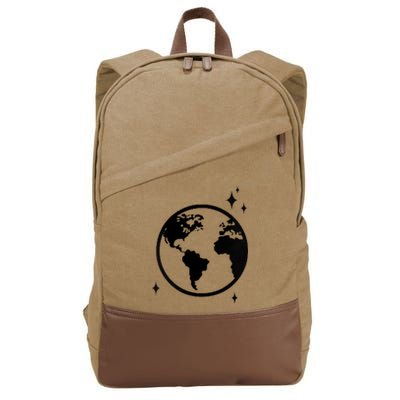 He Gave Me The Moon And The Stars Infinity Trendy Cotton Canvas Backpack