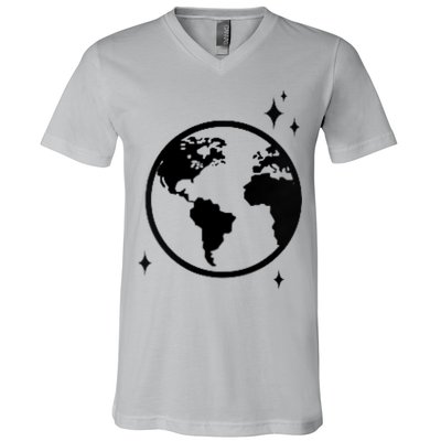 He Gave Me The Moon And The Stars Infinity Trendy V-Neck T-Shirt