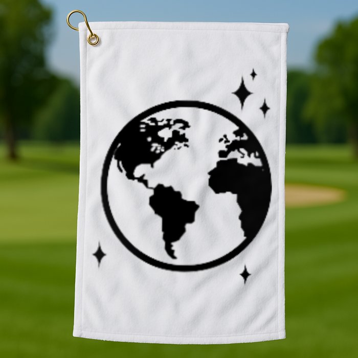 He Gave Me The Moon And The Stars Infinity Trendy Golf Towel