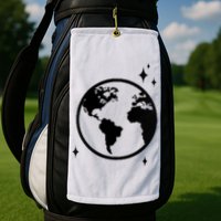 He Gave Me The Moon And The Stars Infinity Trendy Golf Towel