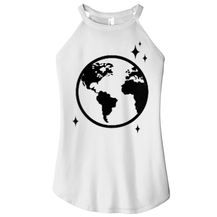 He Gave Me The Moon And The Stars Infinity Trendy Women's Perfect Tri Rocker Tank