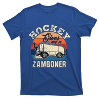 Hockey Gives Me A Zamboner Vintage Hockey Fan T-Shirt