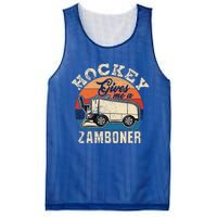 Hockey Gives Me A Zamboner Vintage Hockey Fan Mesh Reversible Basketball Jersey Tank