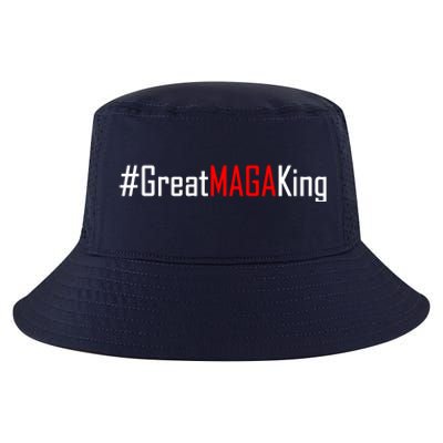 Hashtag Great MAGA King Trump 2024 Cool Comfort Performance Bucket Hat