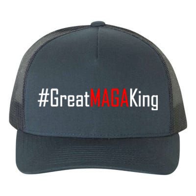 Hashtag Great MAGA King Trump 2024 Yupoong Adult 5-Panel Trucker Hat