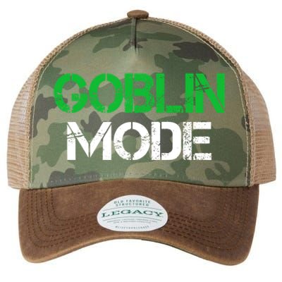 Halloween Goblin Mode Gaming Gamer Funny Gift Legacy Tie Dye Trucker Hat