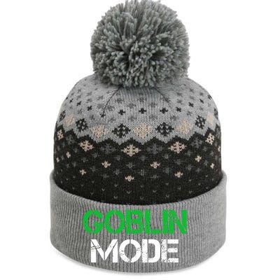 Halloween Goblin Mode Gaming Gamer Funny Gift The Baniff Cuffed Pom Beanie